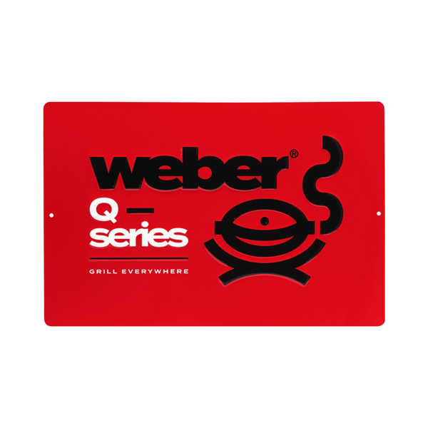 Limited Edition Weber Q Series-metalldekal